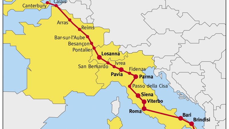 LA VIA FRANCIGENA: quanto tempo ci vuole per andare a piedi da Bologna a Roma?